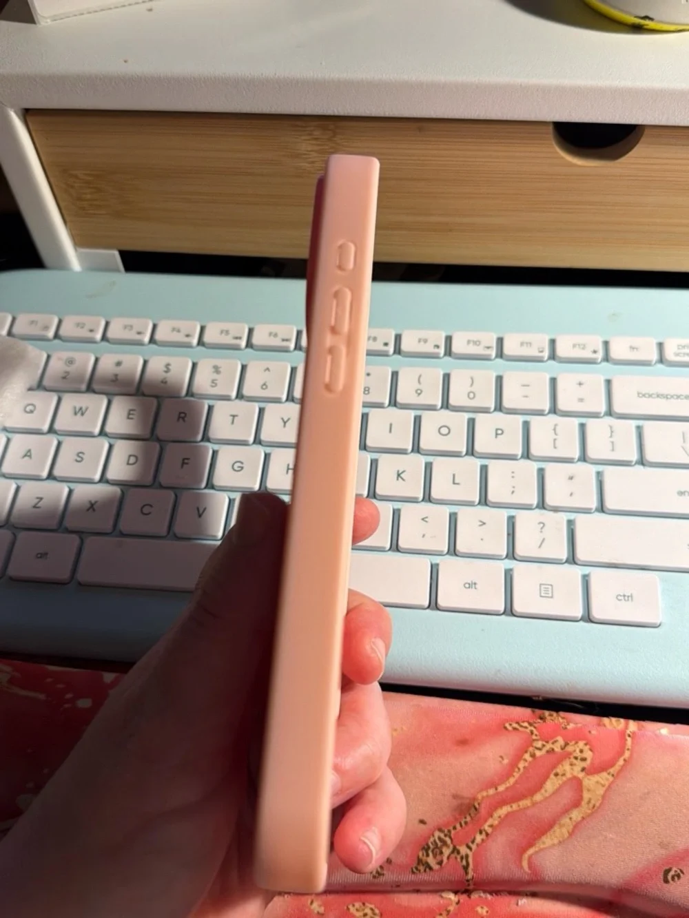 Pink Silicone Phone Case for iPhone 17 Pro Max